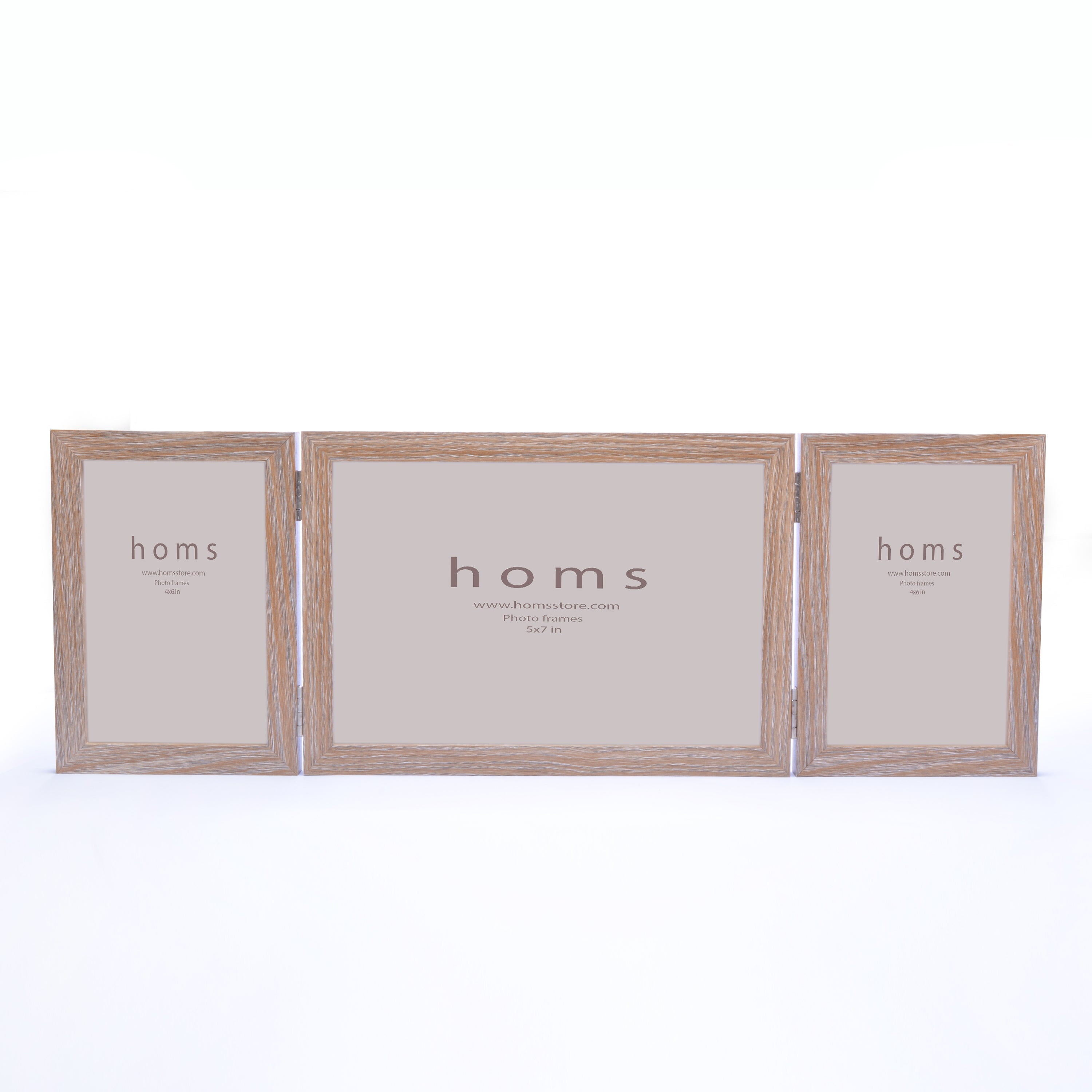 Natural Wooden Textured Photo Frame