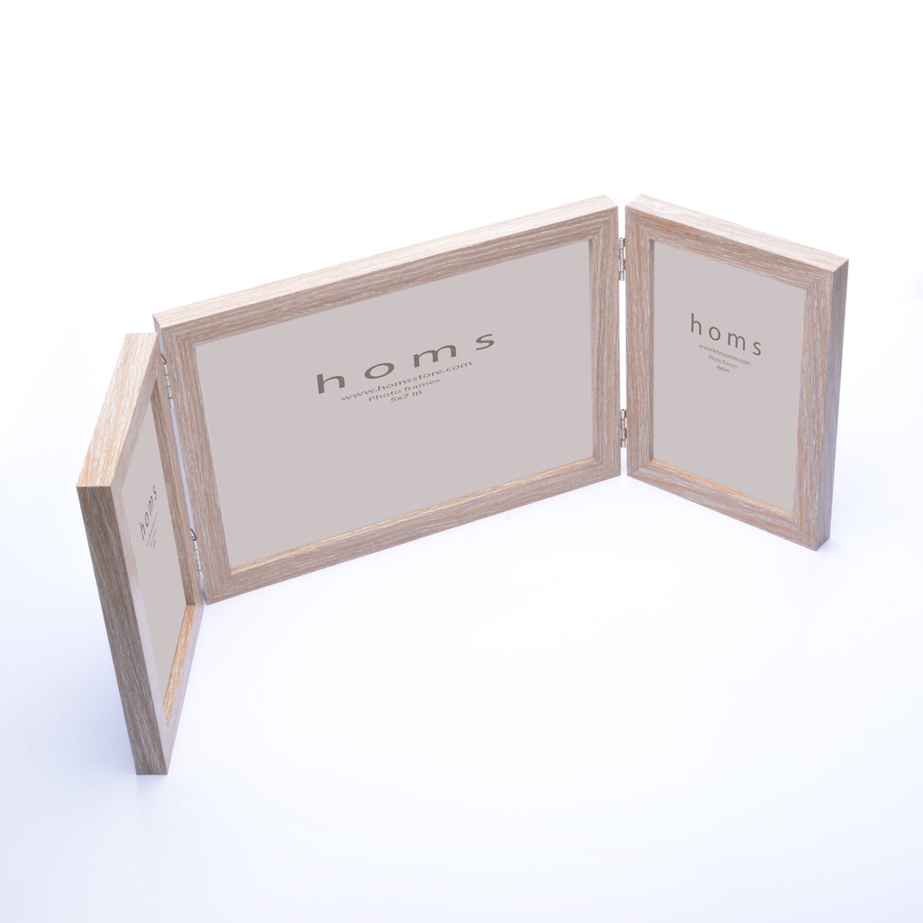 Natural Wooden Textured Photo Frame