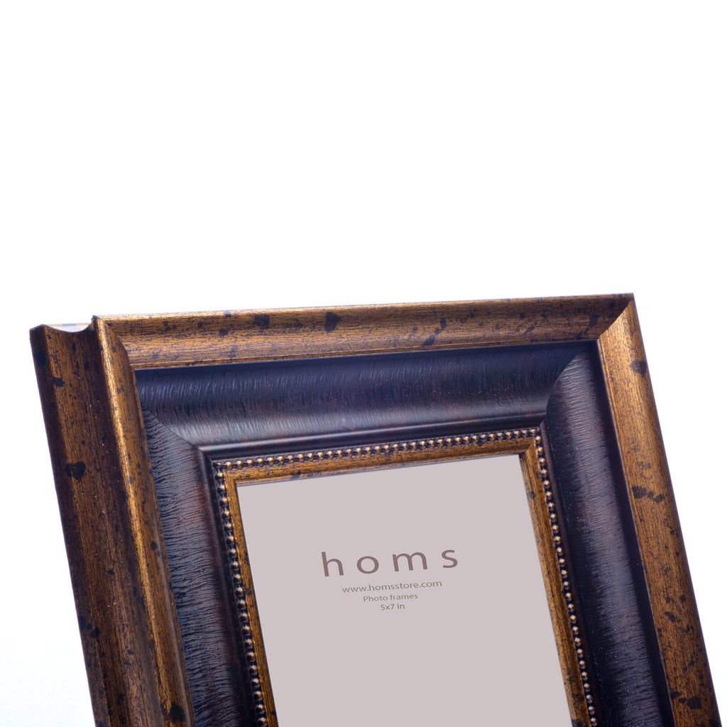 Antique Golden Textured Photo Frame