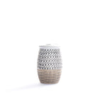 Embossed Dotted Bathroom Set (White)