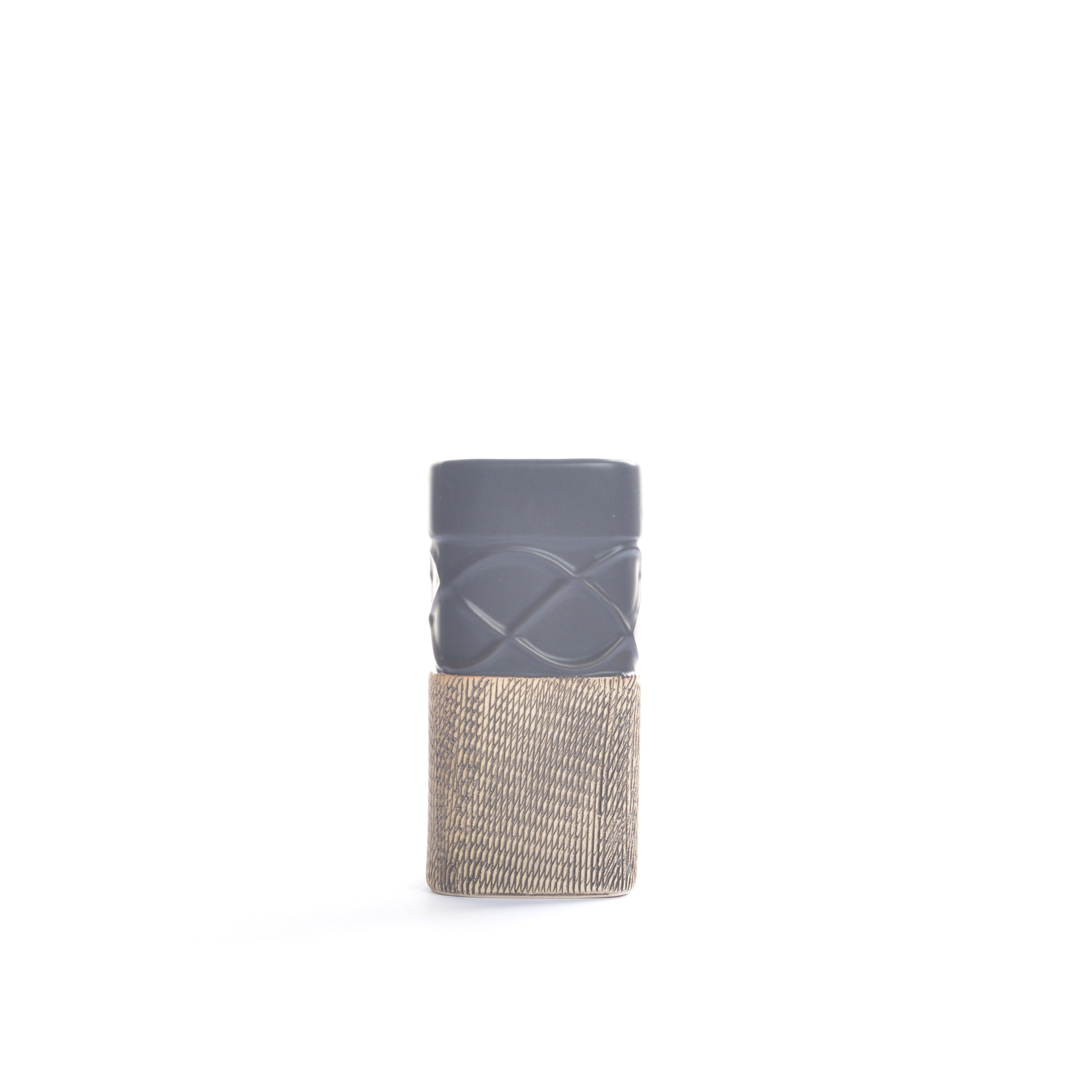 Embossed Wave Lines Bathroom Set (Black)