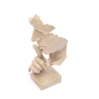 Be-Quite Face Sculpture