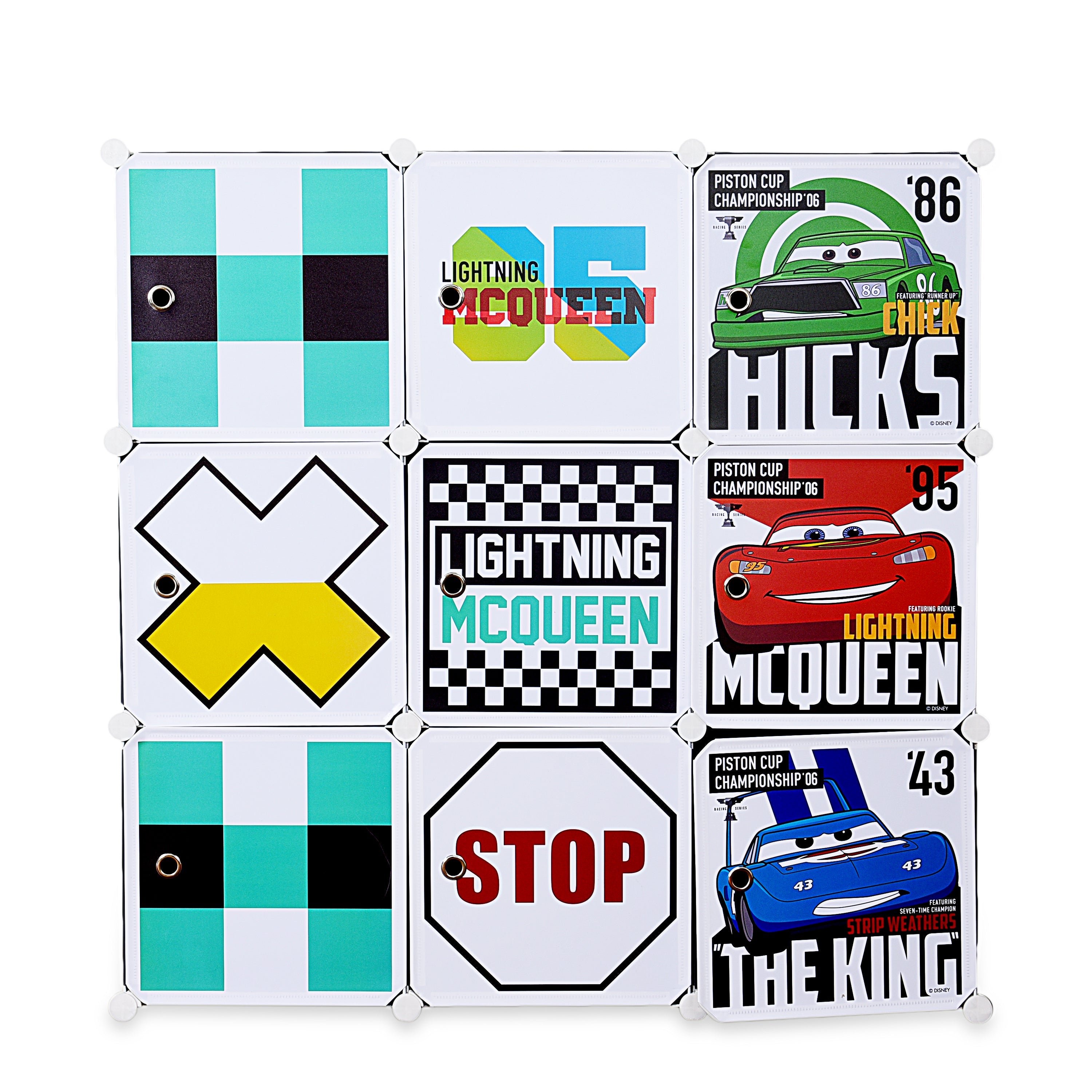 Decorative Mc Queen Design Multi Purpose Cube Storage