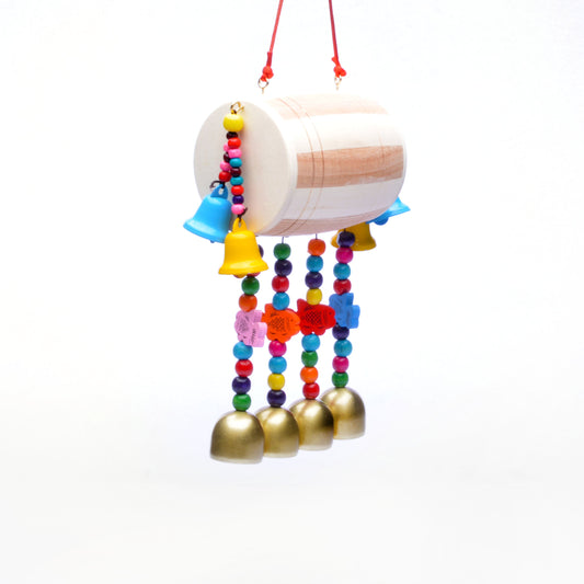 Wind Chimes with Decorative Drum