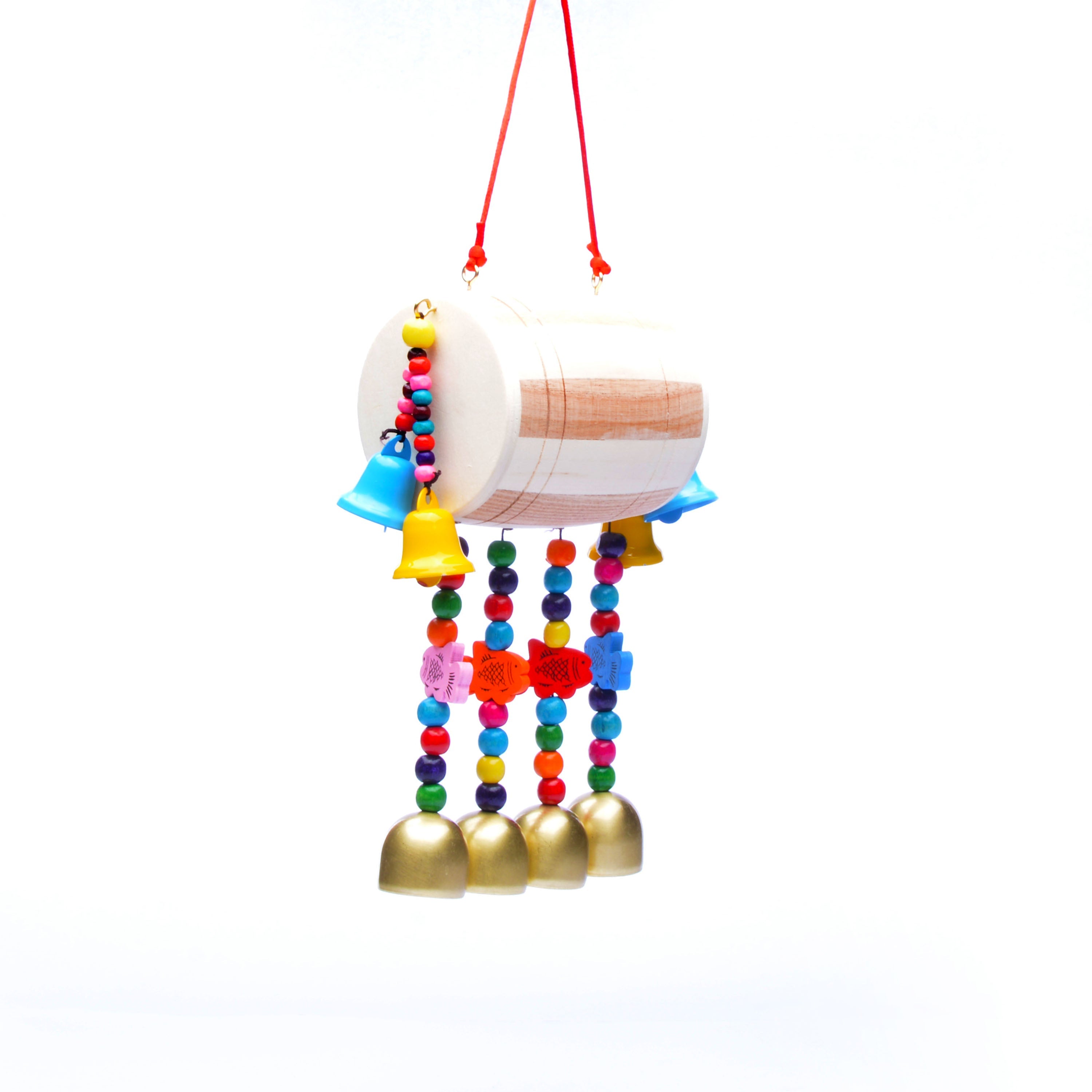 Wind Chimes with Decorative Drum