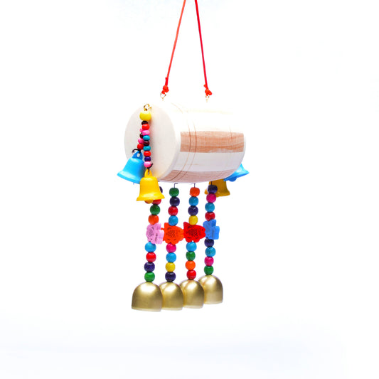 Wind Chimes with Decorative Drum