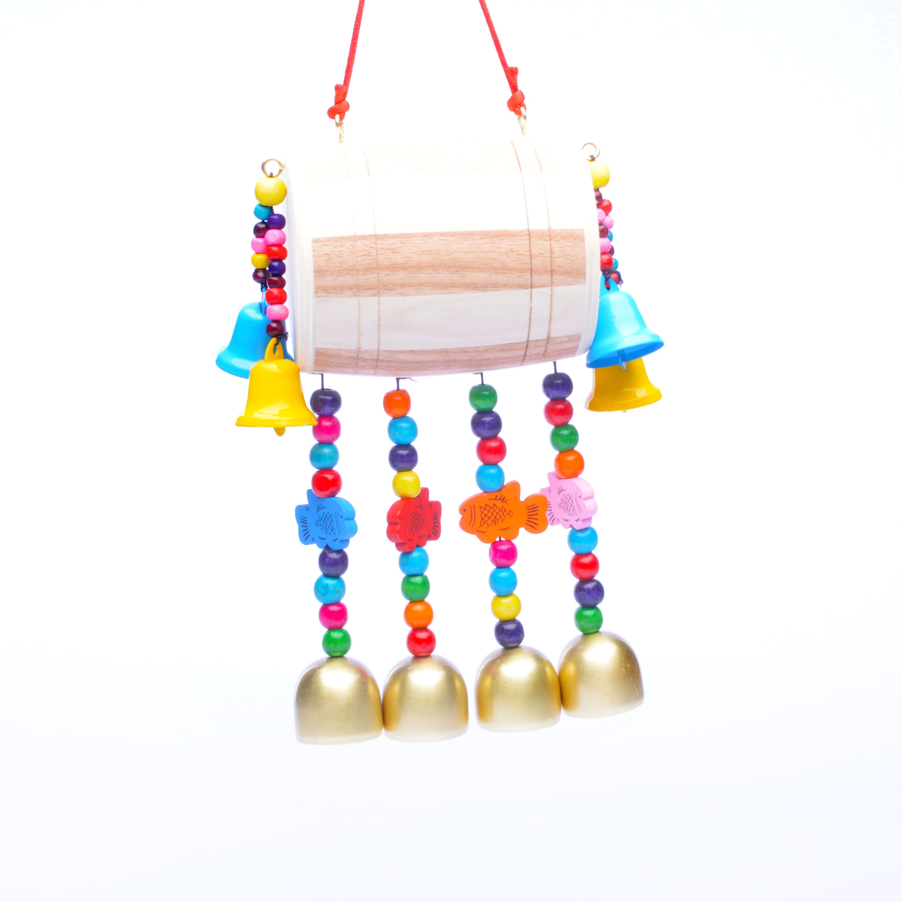 Wind Chimes with Decorative Drum