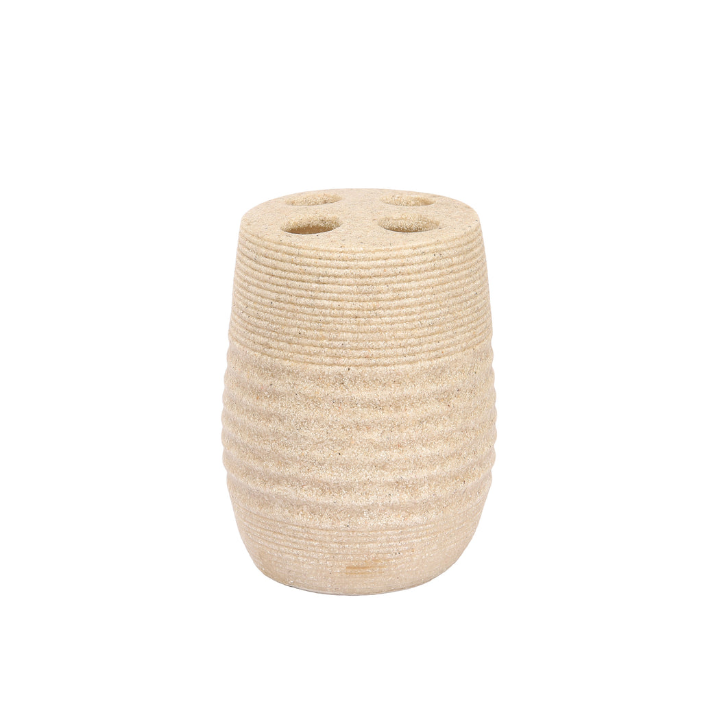 Embossed Lines Textured Bath Set of 4