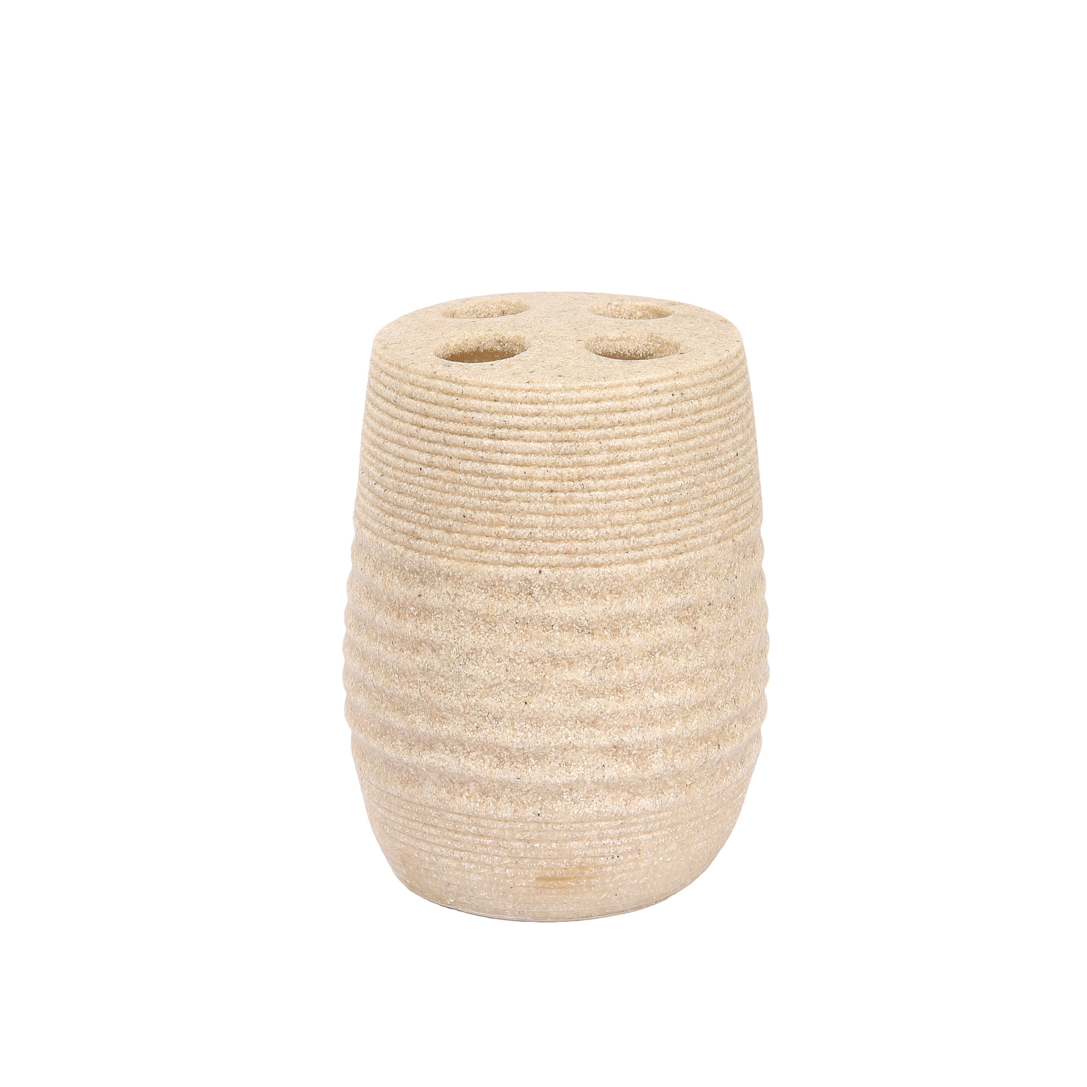 Embossed Lines Textured Bath Set of 4
