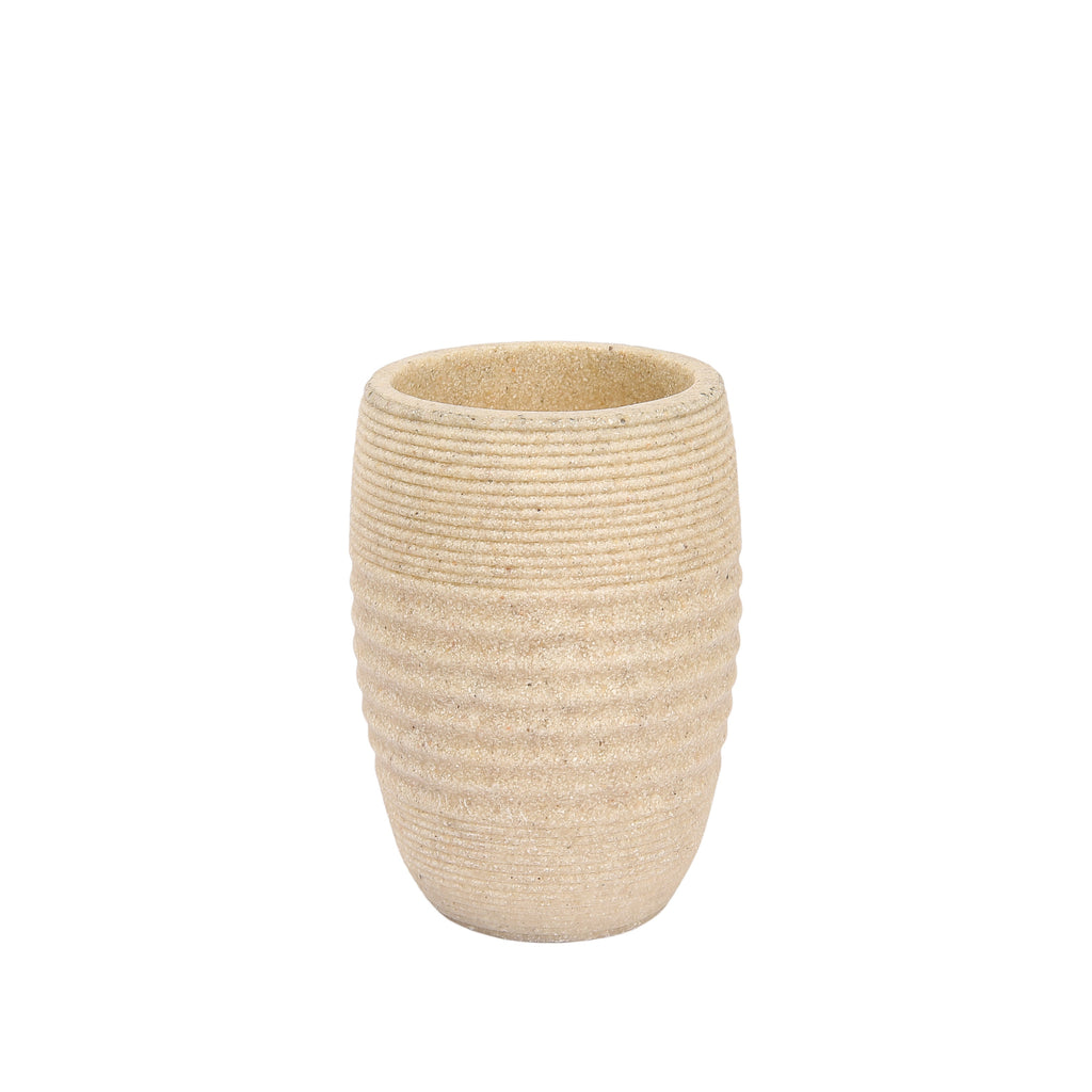 Embossed Lines Textured Bath Set of 4