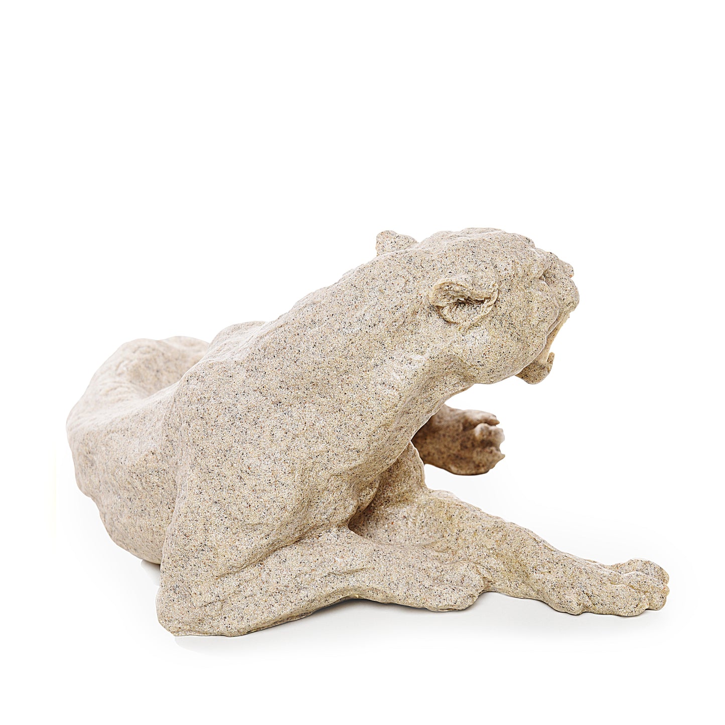 Sitting Leopard Design Statue