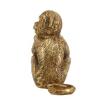 Gilded Monkey Candle Holders