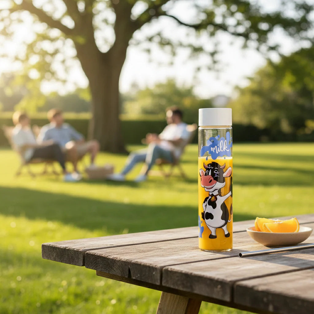 Printed Glass 820 ML Bottle