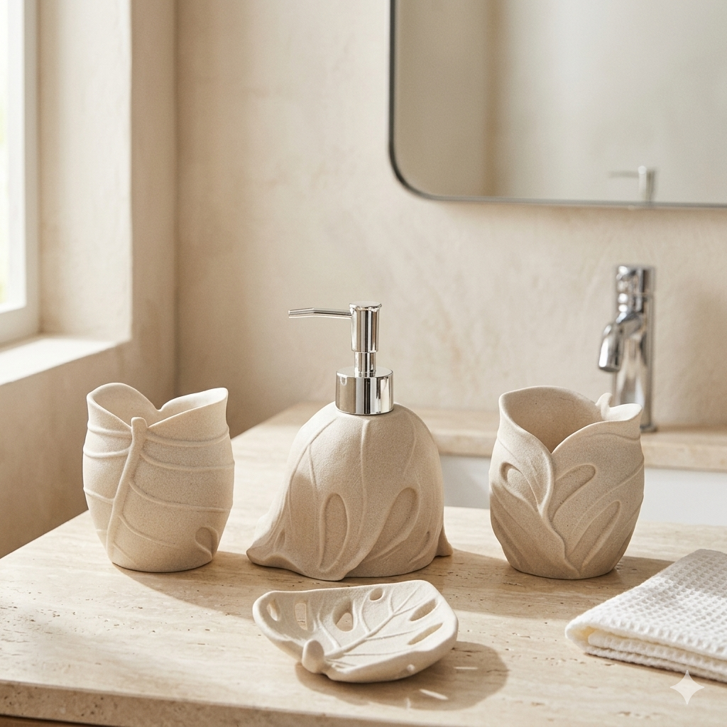 Elysian Leaf Bathroom Set