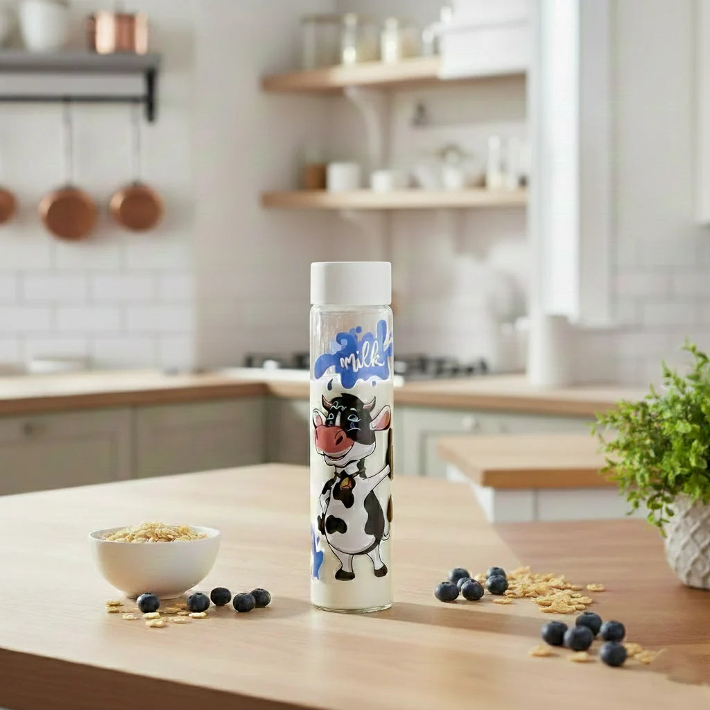 Printed Glass 820 ML Bottle