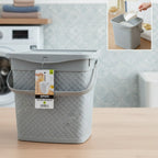 Multi-Use Basket with Lockable-Lid & Handle