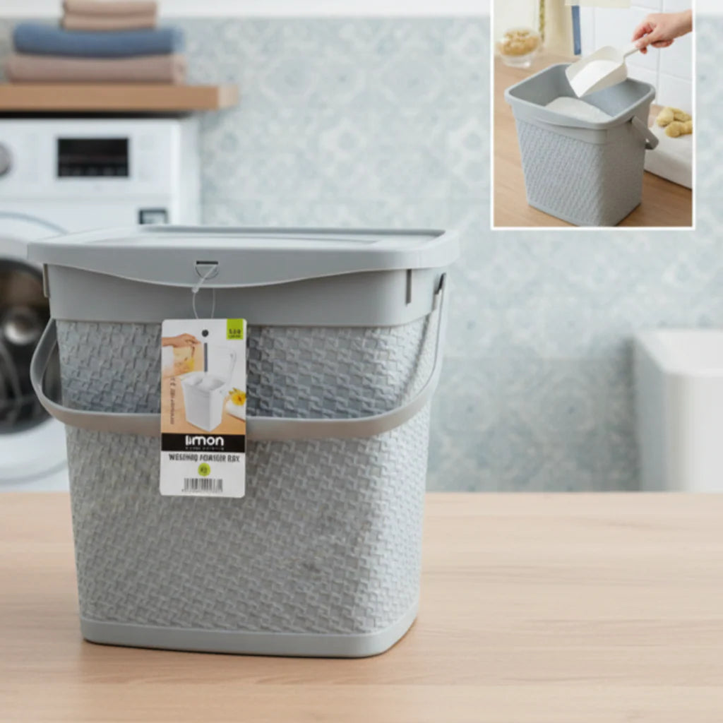 Multi-Use Basket with Lockable-Lid & Handle