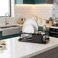 Compact Dish Rack with Handles
