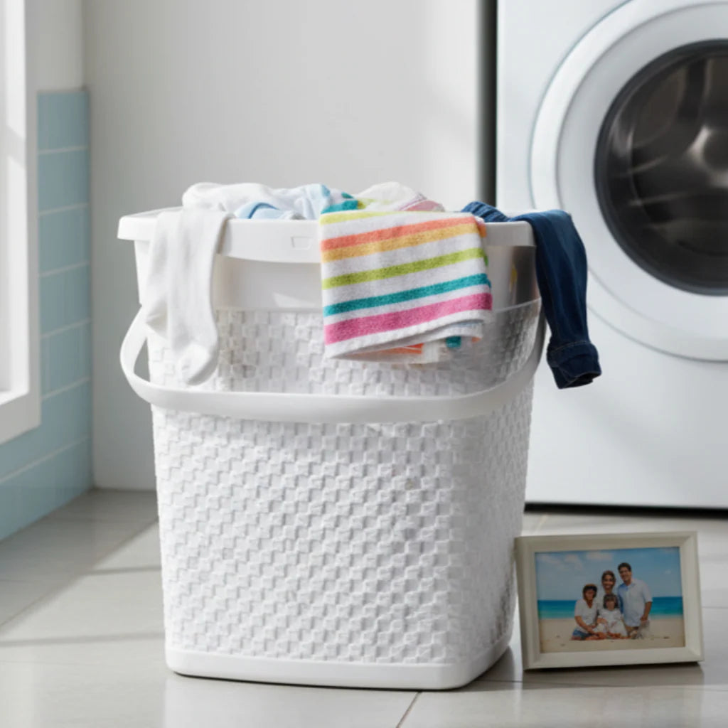 Multi-Use Basket with Lockable-Lid & Handle