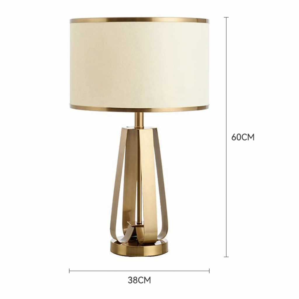 Lotus Art Deco Desk Lamp