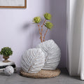 Vintage Leaf Vase (Set Of 2)