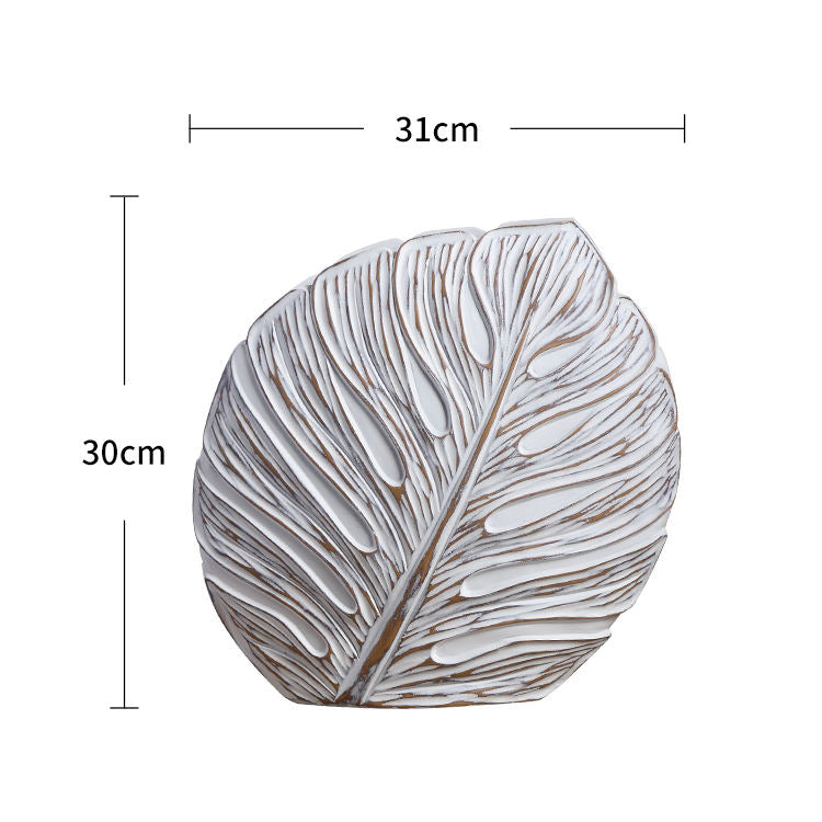 Vintage Leaf Vase (Set Of 2)