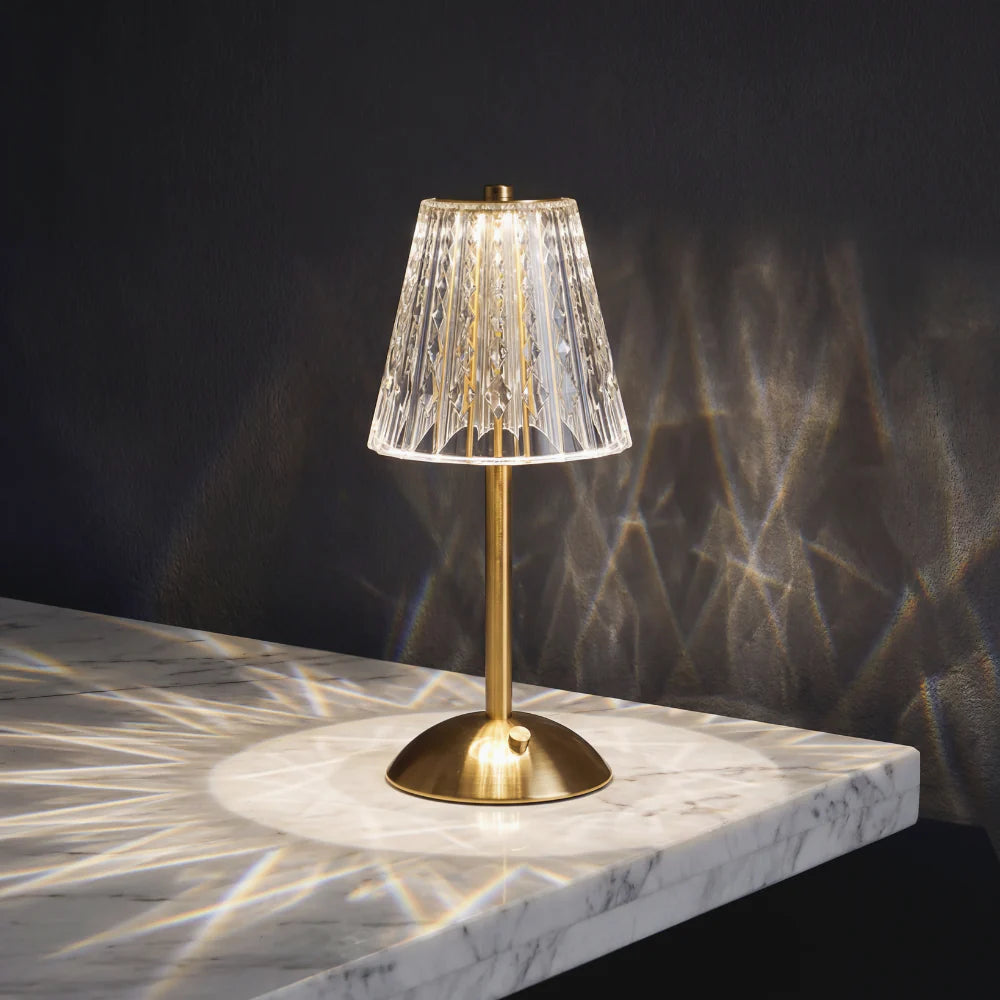 Diamond Crystal LED Table Lamp