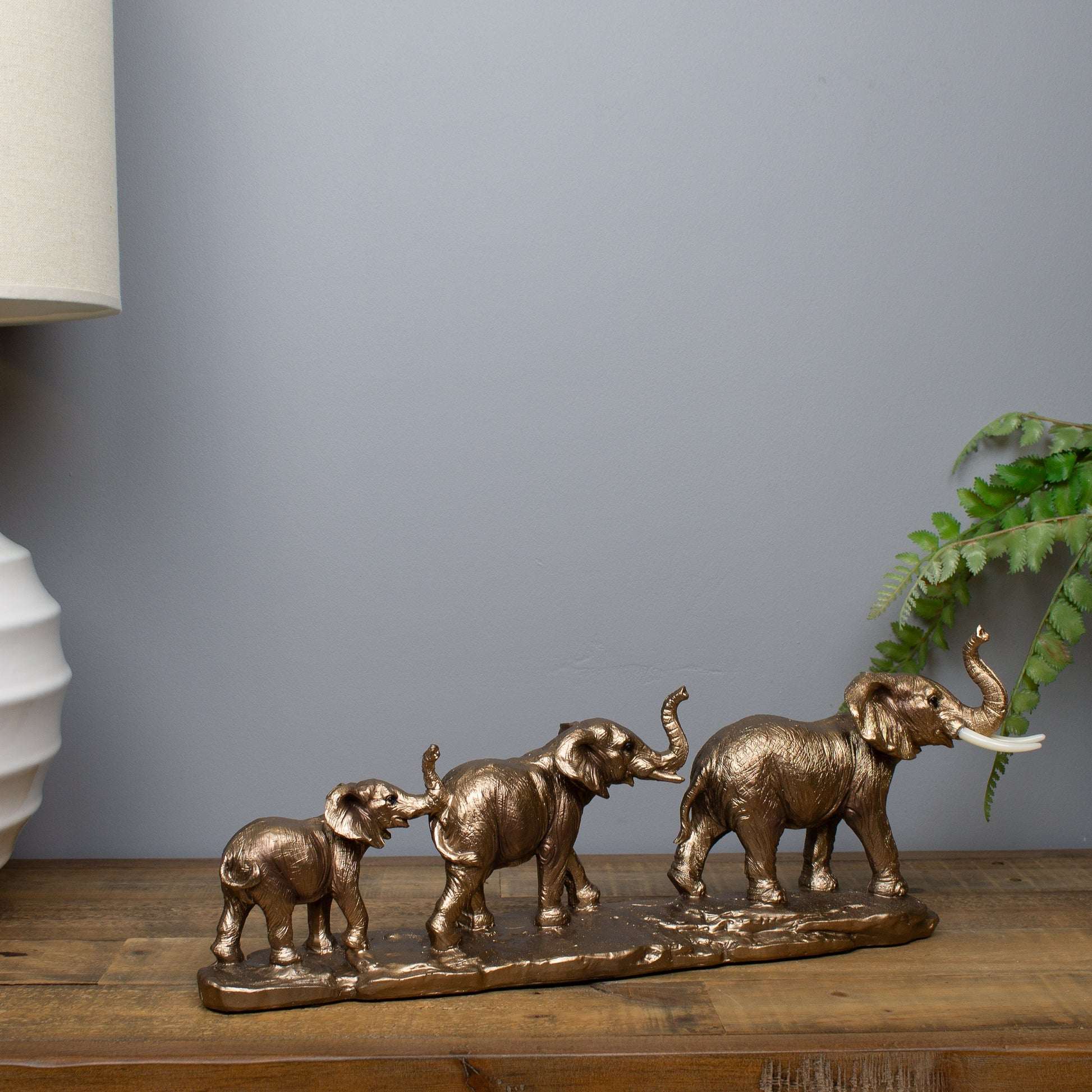 Elephant Family Sculpture