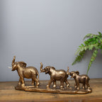 Elephant Family Sculpture