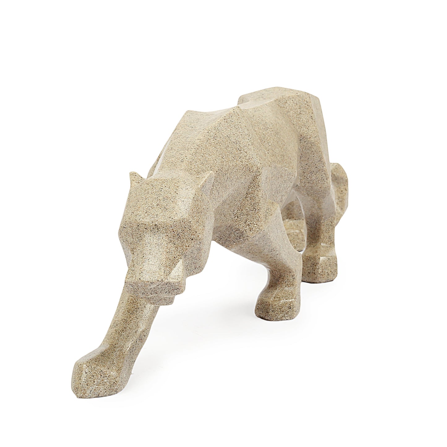 Geometric Jaguar Design Statue