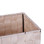 Beige Square Design Basket (Set of 3)