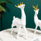 Reindeer Art Showpiece II (Set Of 2)