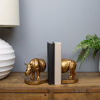 Rhinoceros Bookends