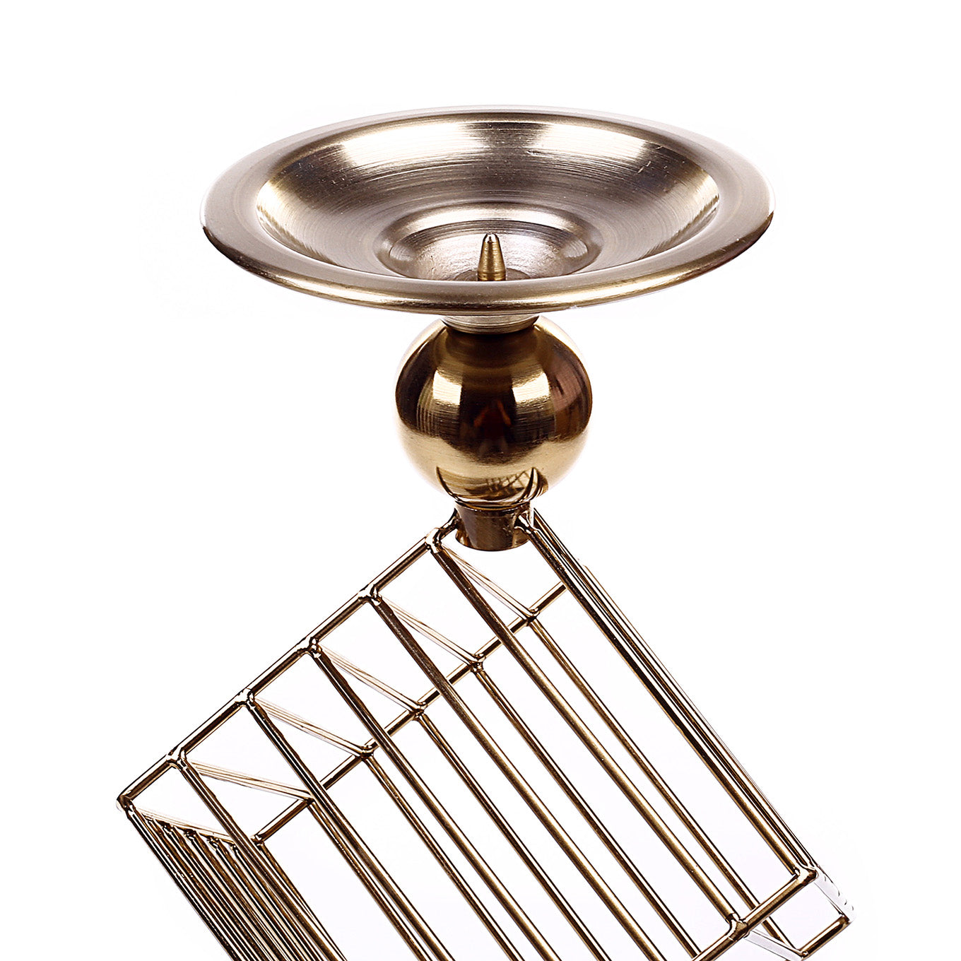 Square Cage Design Candle Holder