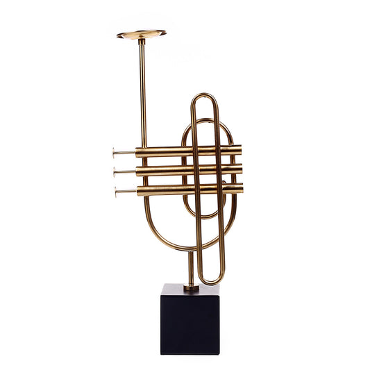 Saxophone Design Candle Holder