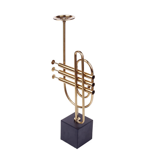 Saxophone Design Candle Holder