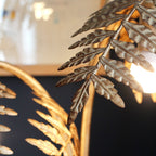 Antique Gold Palm Table Lamp