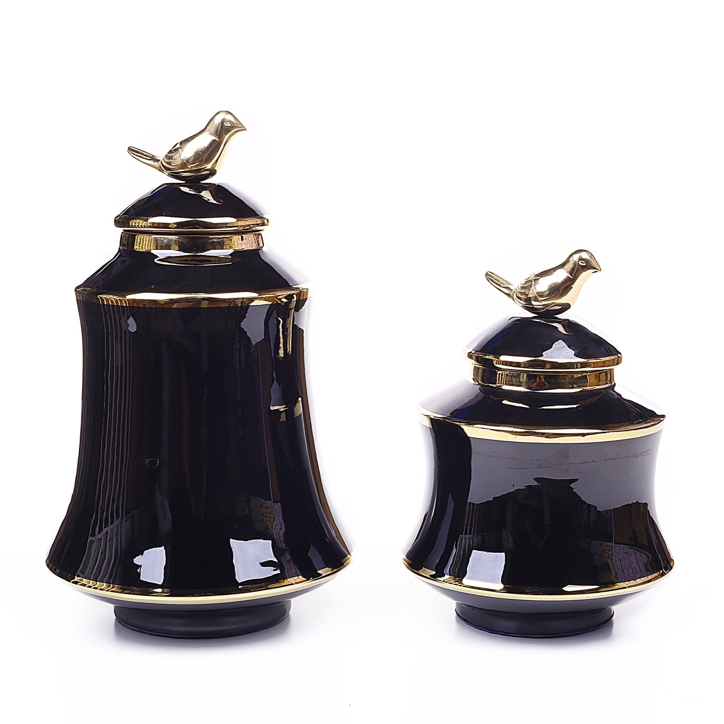 Modern Sparrow Design Vases With Reflective Effect