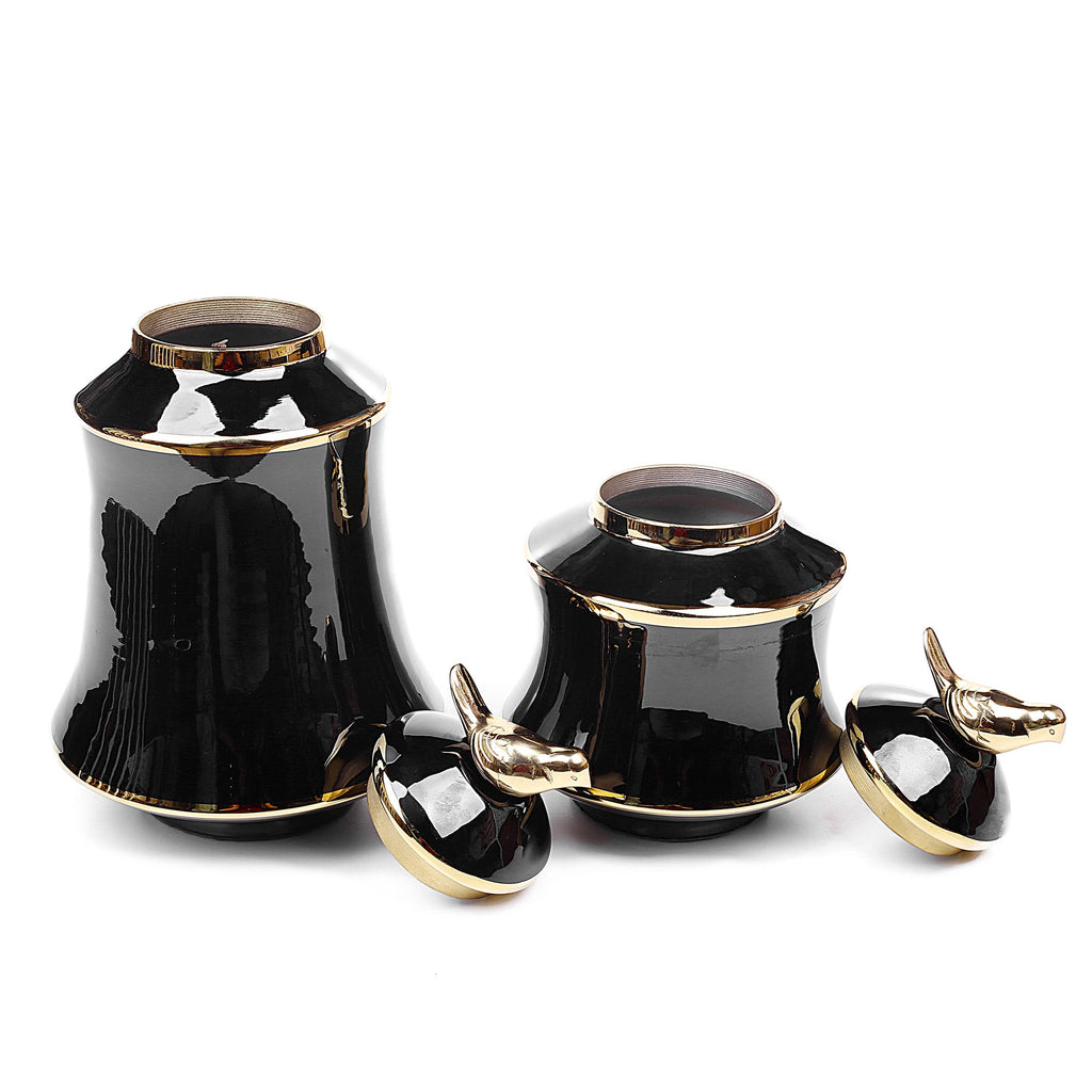 Modern Sparrow Design Vases With Reflective Effect
