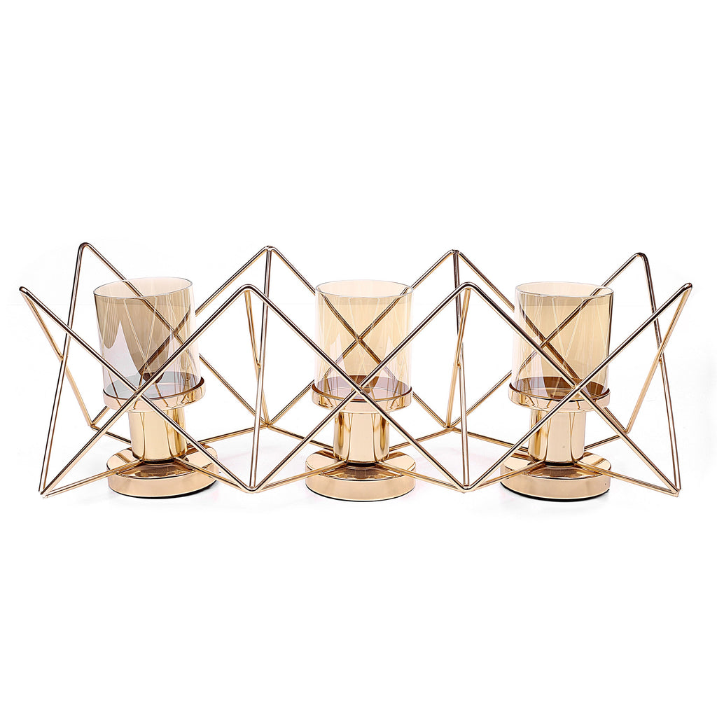 Hexa-Corners Modern Candle Holder