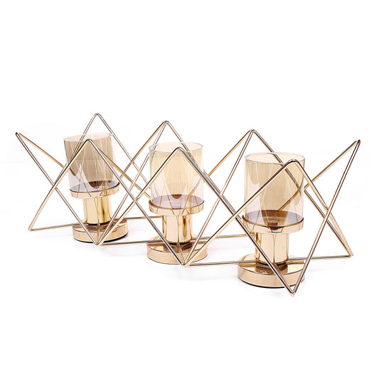 Hexa-Corners Modern Candle Holder