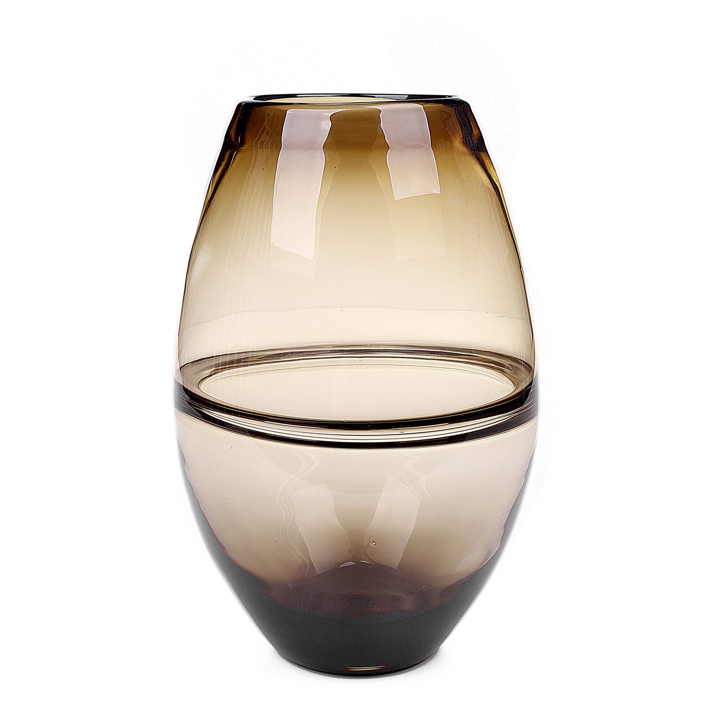 Glass Vase with Shaded Effect