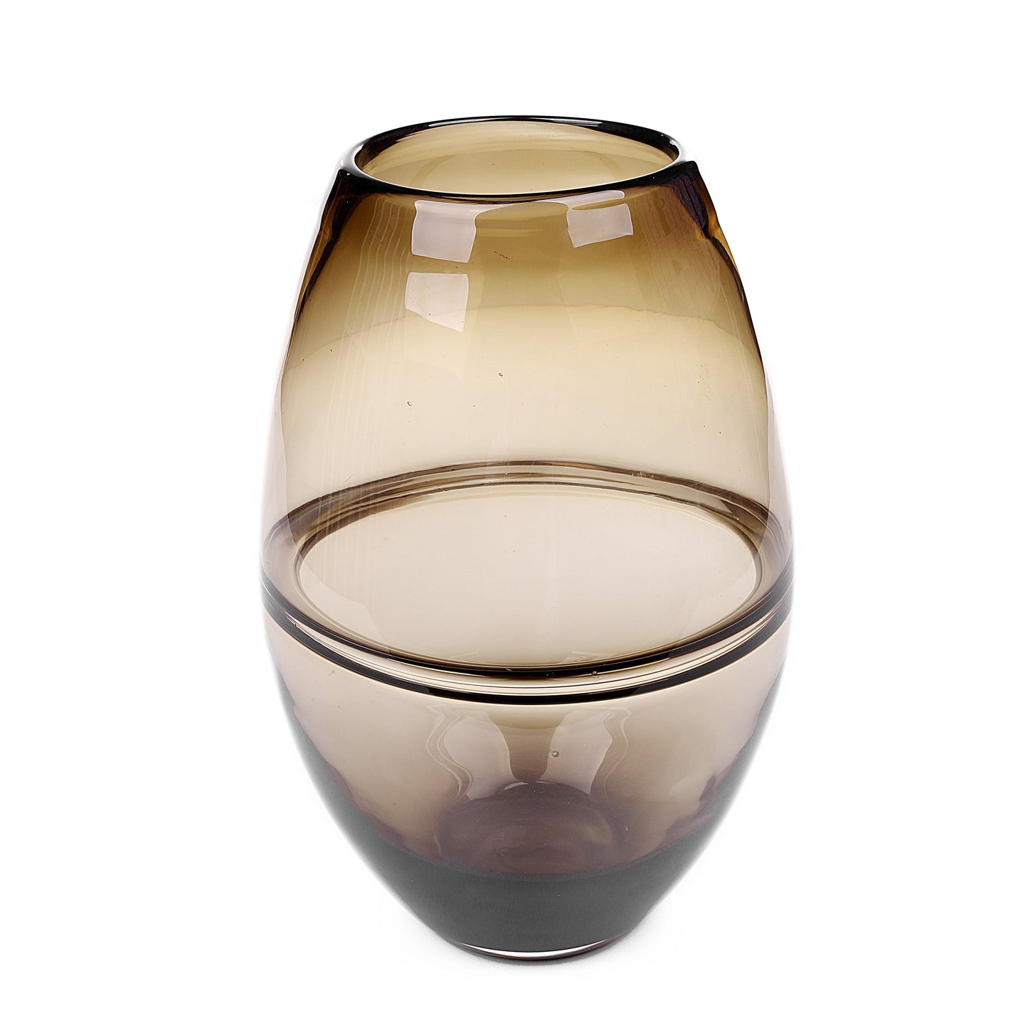 Glass Vase with Shaded Effect