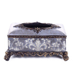 Royal Floral Design Tissue Box
