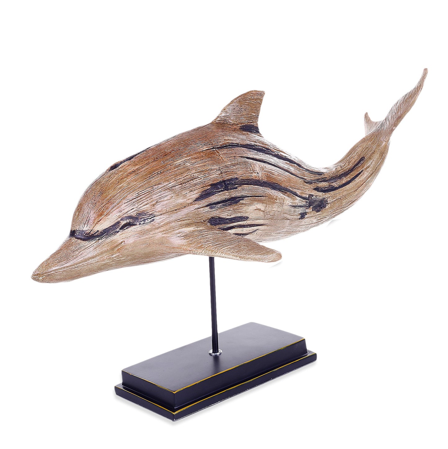 Dolphin Wooden Decorative Figurine