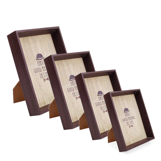 Dark Chocolate Natural Wooden Photo Frame