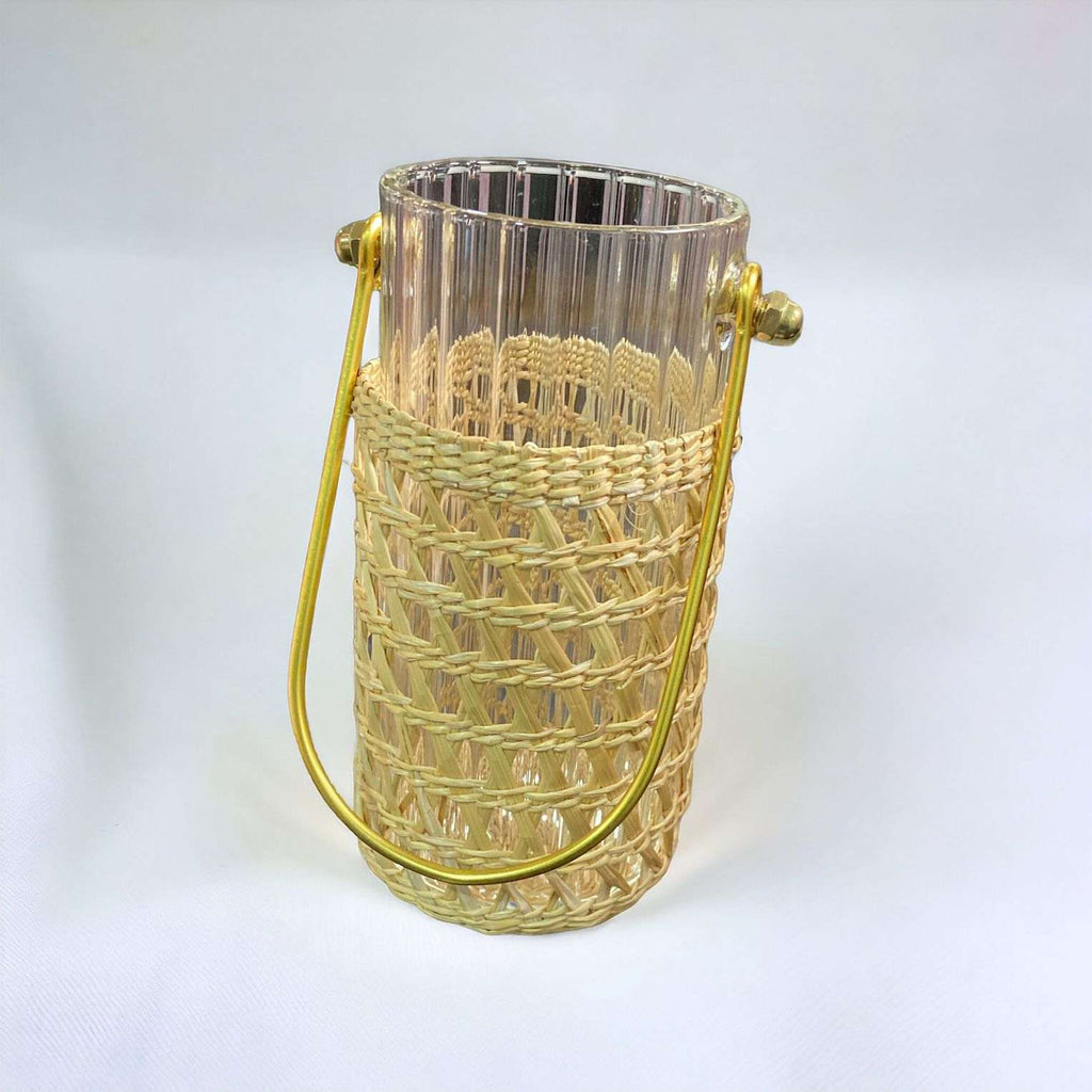 Jute-Wrapped Lantern Jar