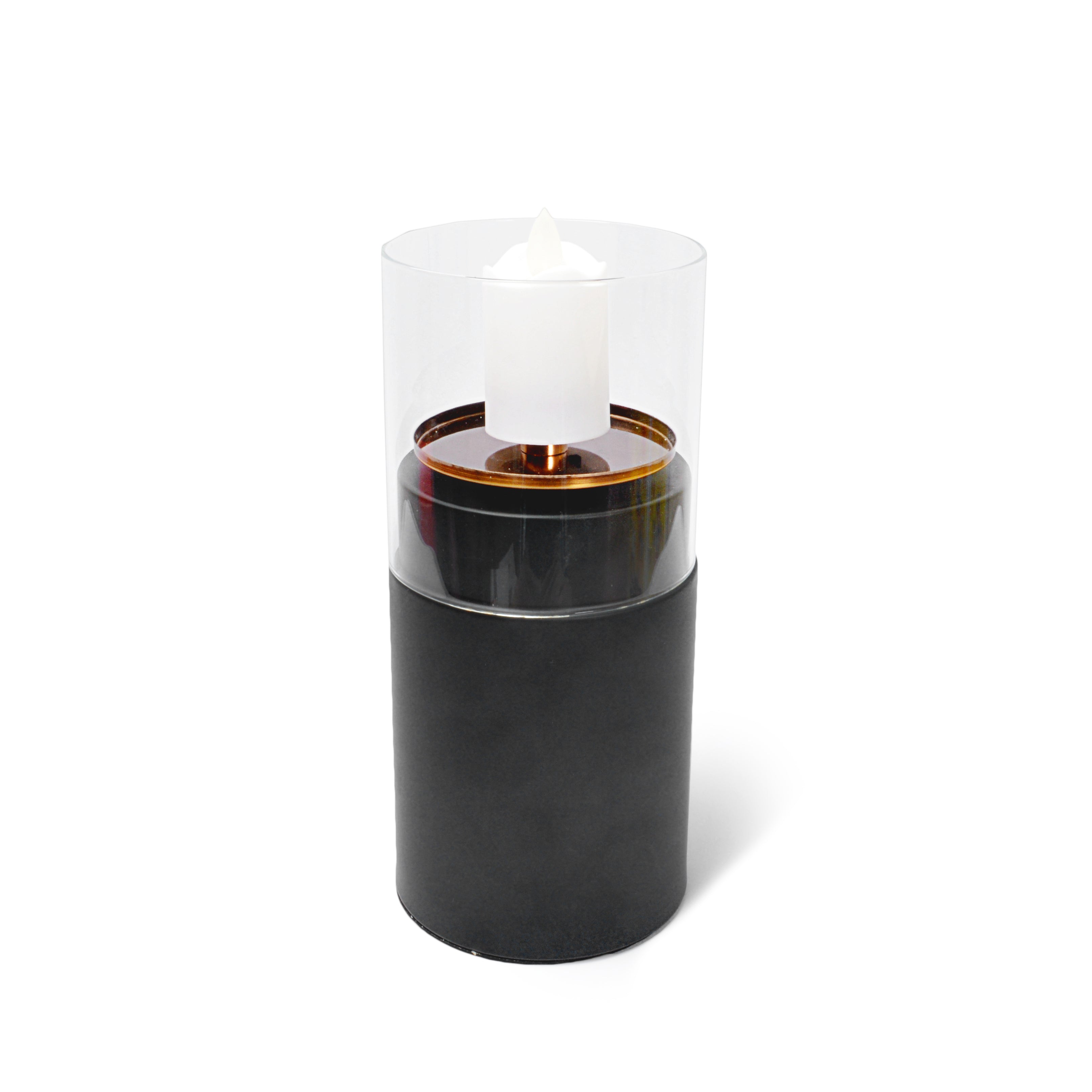 Stylish Matte Black Base Candle Holder