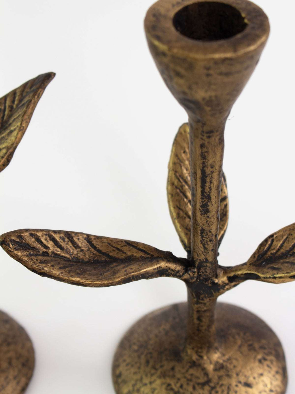 Leaf Candle Holder (Set Of 2)