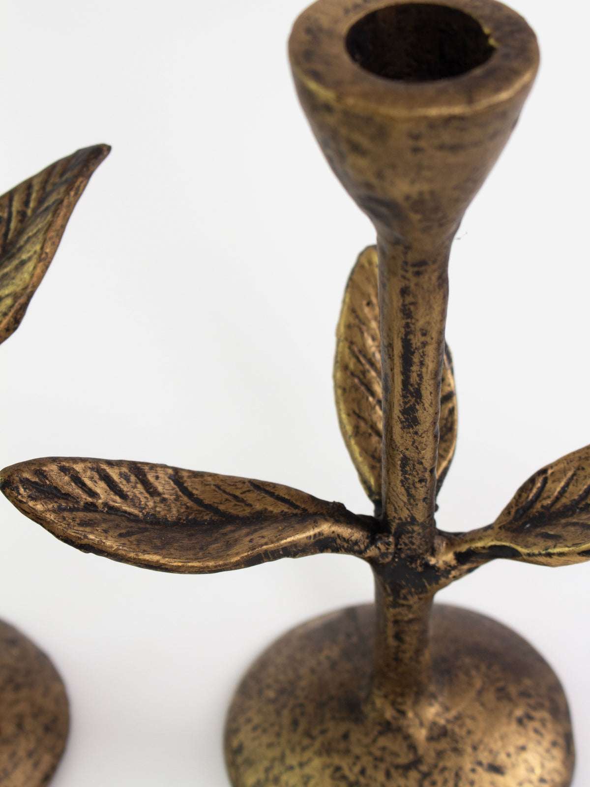 Leaf Candle Holder (Set Of 2)